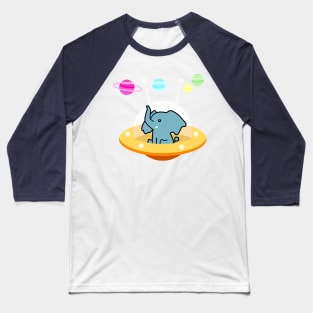 Astronaut elephant: Galaxy mission Baseball T-Shirt